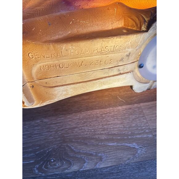 Vintage General Foam Camel Blow Mold Christmas Nativity 28" with Light - Picture 8 of 9